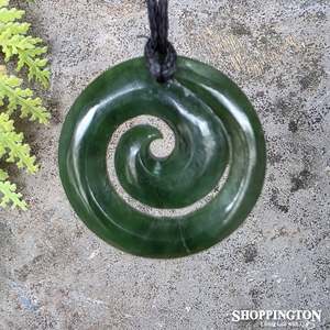 Bone Carvings: Open Pounamu Koru
