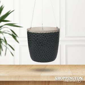 Planter Pots: Pot Planter - Thimble Hanging Grey