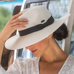 Hats Gloves: Fiona Wide Brim Fedora