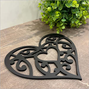 Woodcraft: Hanging Ornament - Kowhaiwhai Heart
