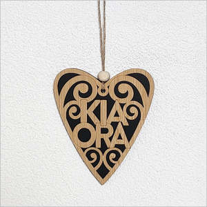 Woodcraft: Hanging Ornament - Kia Ora
