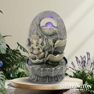 Water Fountain - Ganesh & Lotus