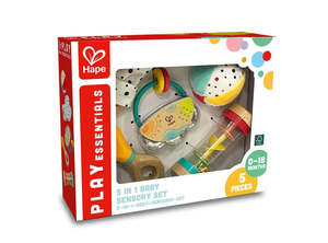 Childrens Music: Hape 5 in 1 Sensory Set