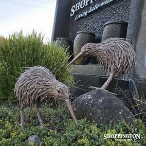 Home Decor: Natural Metal Kiwi 50cm