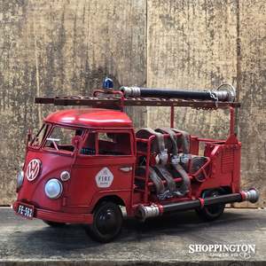 Replica Volkswagen 1956 Red Type 1 Fire Truck