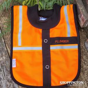 NZ Made Baby Bib / Plumber