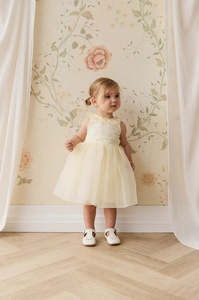 Childrens Clothing: Jamie Kay - Adalyn Dress - Lemon