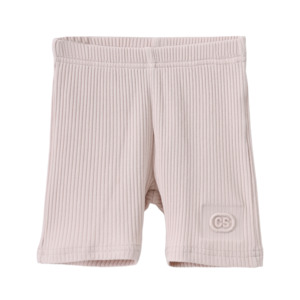 Childrens Clothing: Cracked Soda -  Naomi Ribbed Shorts Beige (Toddler in 4 sizes)