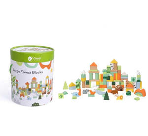 Kids Building Construction: Large Forest Blocks