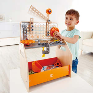 Kids Building Construction: Hape - Junior Inventor Discovery Scientific Workbench