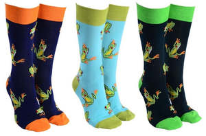 Foot Coverings: Sock Society - Frog