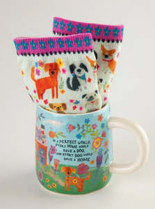 Tableware: Mug & Sock Set - Every Dog Has A Home
