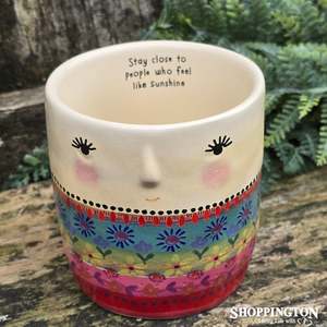Tableware: Folk Mug - Stay close to people who feel like sunshine