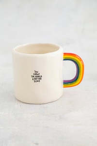 Rainbow Mug - You Make the World Better