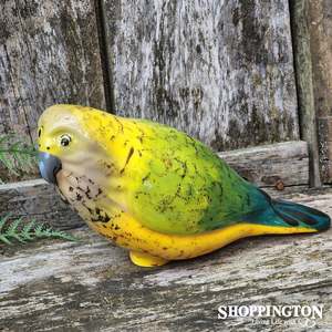 NZ Made Garden Ornament - Splashy Bird Art / Kea