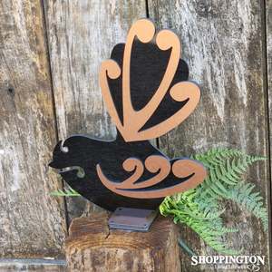 Nz Made Art Gallery: NZ Made Freestanding Fantail Garden Art