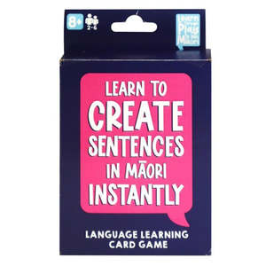 Learn to Create Sentences in Maori Instantly Card Game