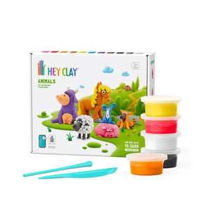 Kids Arts Crafts: Hey Clay - 15 Can Sets - Animals