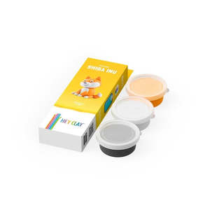 Kids Arts Crafts: Hey Clay - 3 Can Sets - Shiba Inu