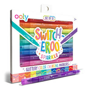 Switch-Eroo Sparkle Glittery Color Changing Markers