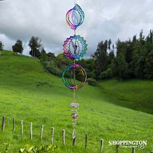 Wind Chimes Spinners: Wind Spinner - Tree of Life & Hummingbird