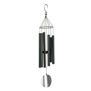 Wind Chime - Natures Melody Black & Silver Aureole Tunes 28"