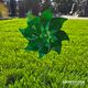 Wind Spinner - Green Sparkle Pinwheel 20cm