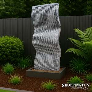 Water Features: Balanced Wave XL Water Feature 70cm x 185cm