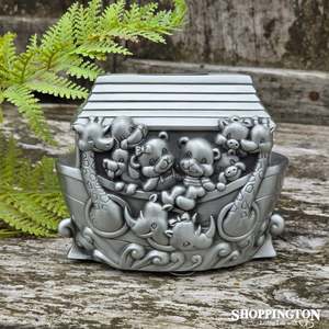 Premium Pewter Noah's Arc Money Box