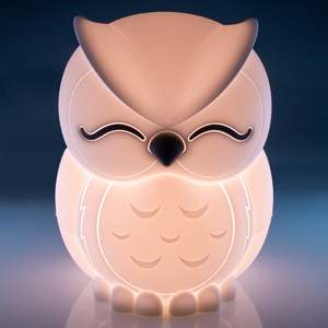 Kids Room Decor: Lil Dreamers Soft Touch LED Night Light - Owl