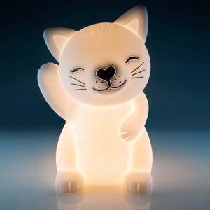 Lamps Lighting: Lil Dreamers Soft Touch LED Night Light - Cat