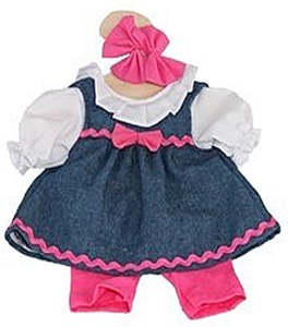 Hopscotch Dolls Clothes - Denim Dress Shorts