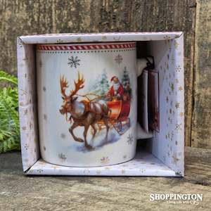 Christmas: Mug - Magical Christmas Santa Sleigh