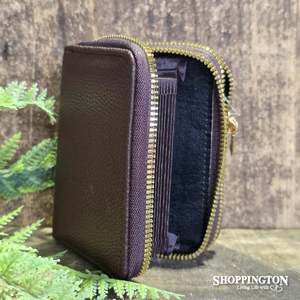 Handbags Wallets: Card & Coin Wallet - Coffee