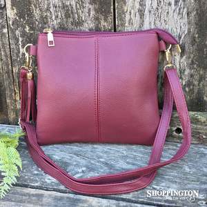 Handbag - Ellay Tassle Wine