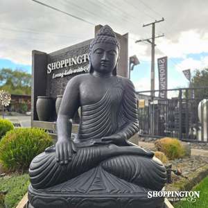 Garden Sculpture   Concrete Tranquil Buddha 150cm