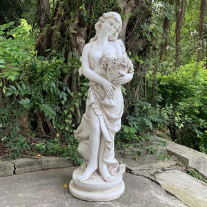 Sculptures: Grecian Lady With Flowers