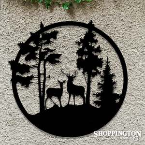 Pre Order: Deer ACM Outdoor Wall Art 120cm x 120cm