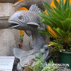Pre Order: Fish Water Fountain - Concrete Fish 80cm