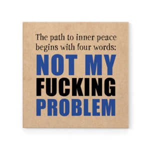 Books Stationary: Defamations Magnet - Path to inner peace
