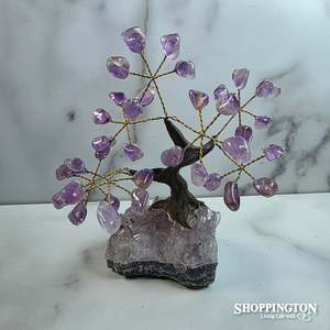 Health Wellbeing: Gemstone Tree Amethyst - Amethyst Base