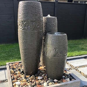 Home Living: Three Sisters Water Feature - Koru