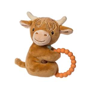 Soft Toys: Mary Meyer Hetty Highland Cow Teether Rattle