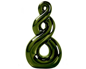 Nz Souvenirs: Ceramic Eternal Twist - Green