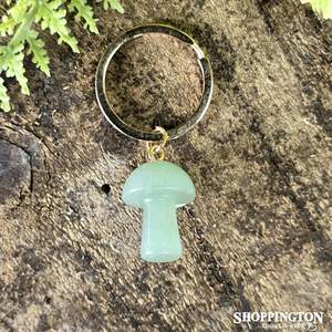Keyrings: Mushroom Gemstone Keyring