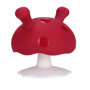 Kids Baby: Mushroom Teether Chimney Red