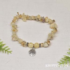 Tree of Life Gemstone Bracelets - Citrine