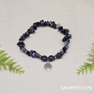 Tree of Life Gemstone Bracelets - Sodalite