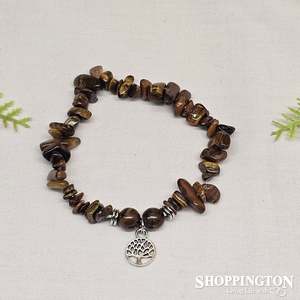 Tree of Life Gemstone Bracelets - Tigers Eye