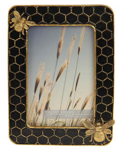 Photo Frames Albums: Bee & Honeycomb Photo Frame